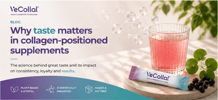 Why taste matters in collagen-positioned supplements.